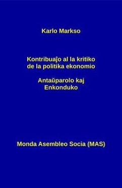 Kontribuajo al la kritiko de la politika ekonomio (eBook, ePUB) - Markso, Karlo