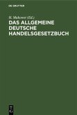 Das allgemeine deutsche Handelsgesetzbuch (eBook, PDF)
