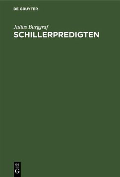 Cover Schillerpredigten (eBook, PDF)