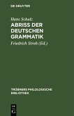 Abriss der deutschen Grammatik (eBook, PDF)