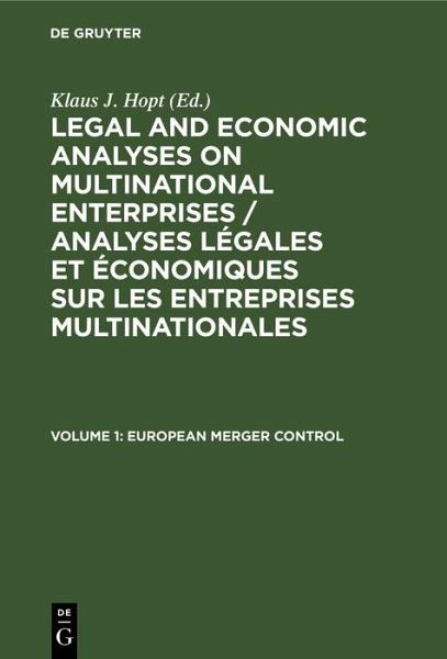 European Merger Control (eBook, PDF)