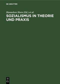Cover Sozialismus in Theorie und Praxis (eBook, PDF)