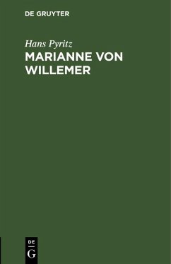 Cover Marianne von Willemer (eBook, PDF)