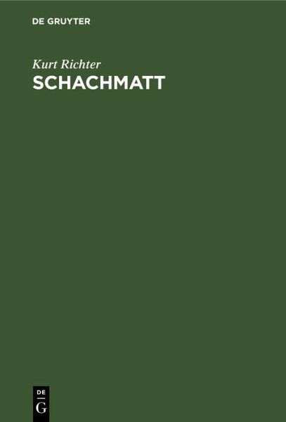 Schachmatt (eBook, PDF) Schachmatt (eBook, PDF)