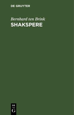 Shakspere (eBook, PDF) - Brink, Bernhard Ten