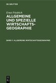 Allgemeine Wirtschaftsgeographie (eBook, PDF)