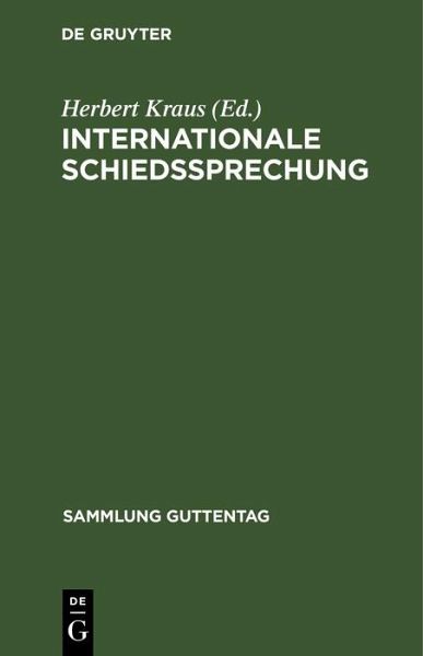 Internationale Schiedssprechung (eBook, PDF)