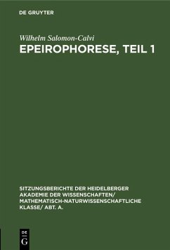Cover Epeirophorese, Teil 1 (eBook, PDF)