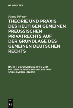 Cover Die Grundbegriffe und die Grundlehren des Rechts der Schuldverhältnisse (eBook, PDF)