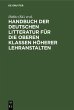 Handbuch der deutschen Litteratur für... - Bild 1
