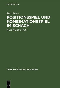 Cover Positionsspiel und Kombinationsspiel im Schach (eBook, PDF)