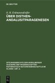 Über Disthen-Andalusitparagenesen (eBook, PDF)