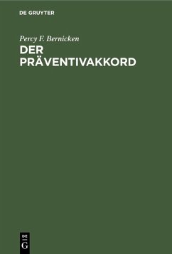 Cover Der Präventivakkord (eBook, PDF)