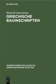 Griechische Bauinschriften (eBook, PDF)