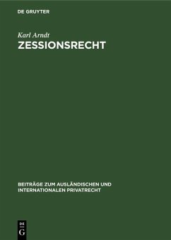 Cover Zessionsrecht (eBook, PDF)