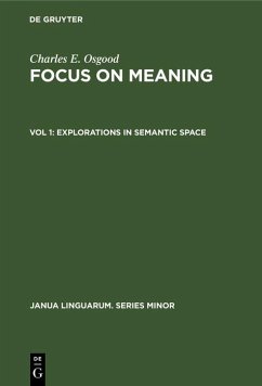 Cover Explorations in Semantic Space (eBook, PDF)