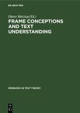 Frame Conceptions and Text Understanding (eBook, PDF)