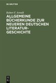Allgemeine Bücherkunde zur neueren deutschen Literaturgeschichte (eBook, PDF)