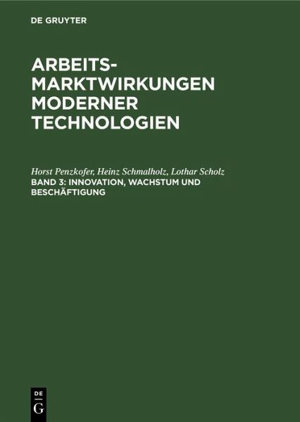 Innovation, Wachstum und Beschäftigung (eBook, PDF)