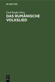 Das rumänische Volkslied (eBook, PDF) Das rumänische Volkslied (eBook, PDF)