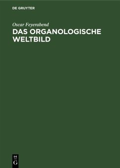 Das organologische Weltbild (eBook, PDF) - Feyerabend, Oscar