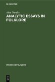 Analytic Essays in Folklore (eBook, PDF)