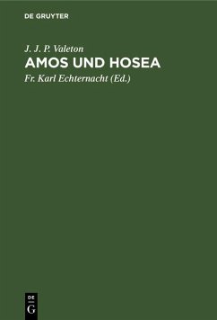 Cover Amos und Hosea (eBook, PDF)