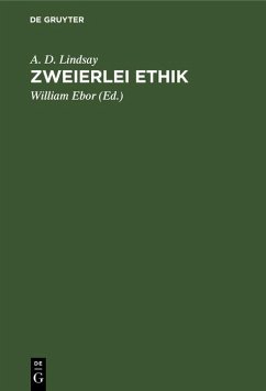 Cover Zweierlei Ethik (eBook, PDF)