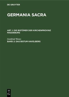 Das Bistum Havelberg (eBook, PDF) - Wentz, Gottfried