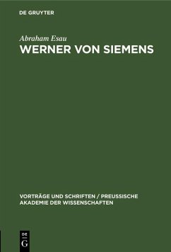 Werner von Siemens (eBook, PDF) - Esau, Abraham