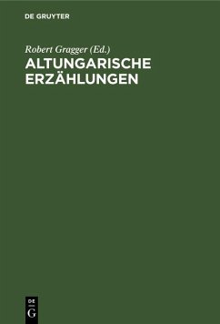 Cover Altungarische Erzählungen (eBook, PDF)