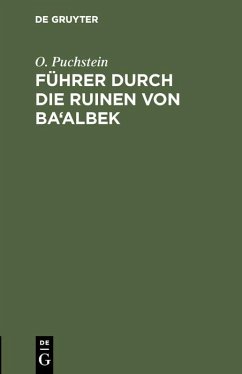 Cover Führer durch die Ruinen von Ba'albek (eBook, PDF)