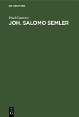 Joh. Salomo Semler (eBook, PDF)