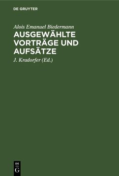 Cover Ausgewählte Vorträge und Aufsätze (eBook, PDF)