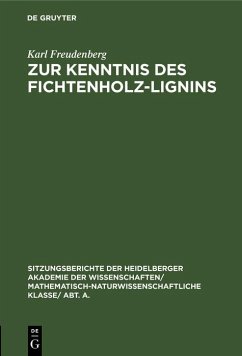 Zur Kenntnis des Fichtenholz-Lignins (eBook, PDF) - Freudenberg, Karl