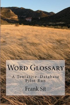 Word Glossary - Frank Sit