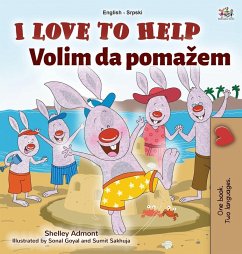Cover I Love to Help (English Serbian Bilingual Book for Kids - Latin Alphabet)