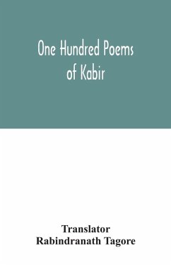 Cover One hundred poems of Kabir
