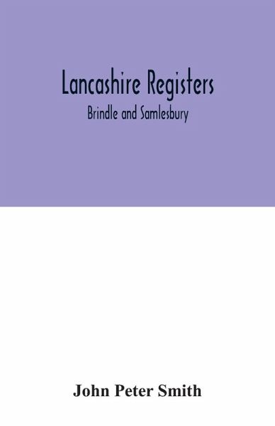 Lancashire registers Lancashire registers