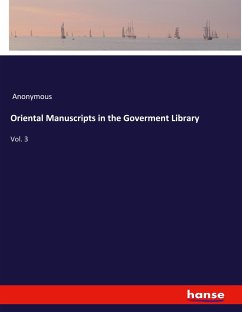 Oriental Manuscripts in the Goverment Library - Anonymous