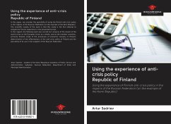 Using the experience of anti-crisis policy Republic of Finland - Sadriev, Artur