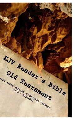KJV Reader's Bible (Old Testament) JOB - MALACHI - Christian Press, Dw