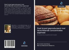 Zoet brood geproduceerd met verschillende concentraties sojameel - Lourenço, Ana Lúcia; Bezerra, Marcos Alexandre