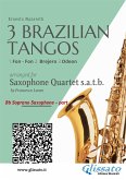 Soprano Sax : 3 Brazilian Tangos for Saxophone Quartet (fixed-layout eBook, ePUB)