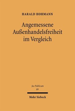 Cover Angemessene Außenhandelsfreiheit im Vergleich (eBook, PDF)