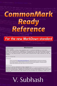 CommonMark Ready Reference (eBook, ePUB) - Subhash, V.