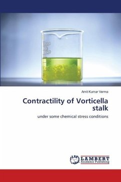 Contractility of Vorticella stalk