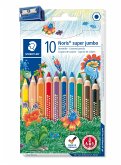 STAEDTLER Buntstifte Noris super jumbo 10er Set + Spitzer