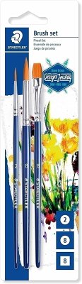 STAEDTLER Pinsel Borstenpinsel 3er Set