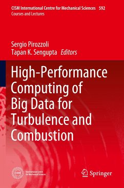 High-Performance Computing of Big Data for Turbulence and Combustion